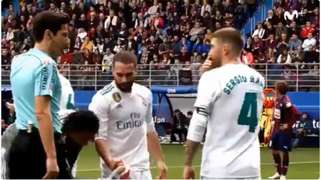 Video Sergio Ramos Kebelet BAB Ketika Pertandingan Real Madrid Vs Eibar