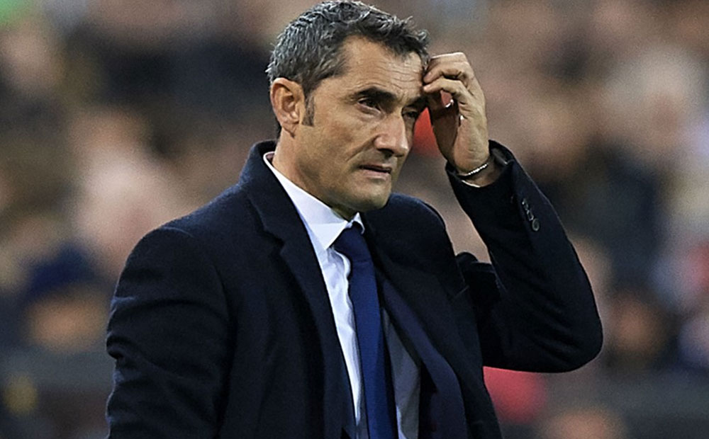 Pelatih Barcelona Ernesto Valverde