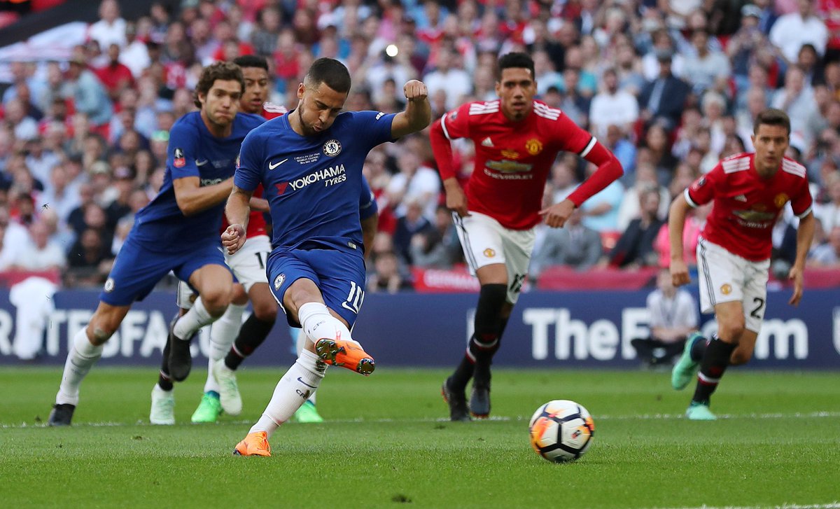 Gol Tunggal Eden Hazard Bawa Chelsea Juara Piala FA, Bungkam Manchester United