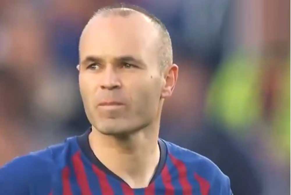 video perpisahan Andres Iniesta
