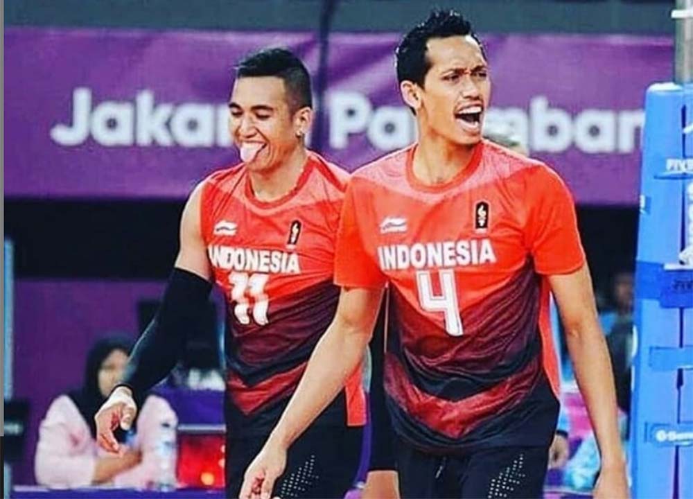 pemain bola voli putera Indonesia di Asian Peace Cup 2019