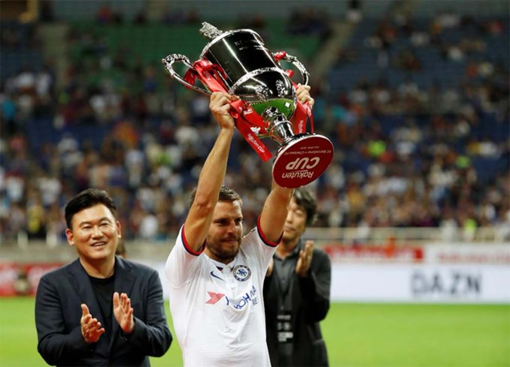 hasil pertandingan chelsea vs barcelona, chelsea juara rakuten cup