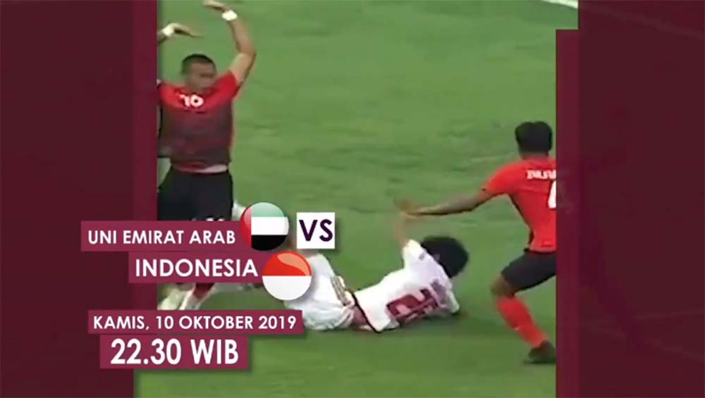 jadwal timnas indonesia vs uea