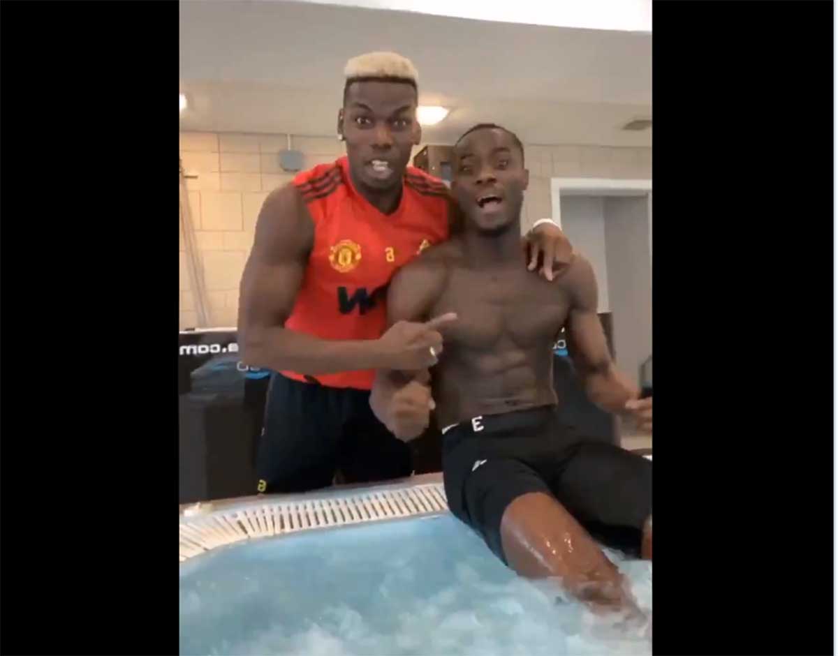Odion Ighalo Unggah Video Keakraban Bersama Pogba dan Baily