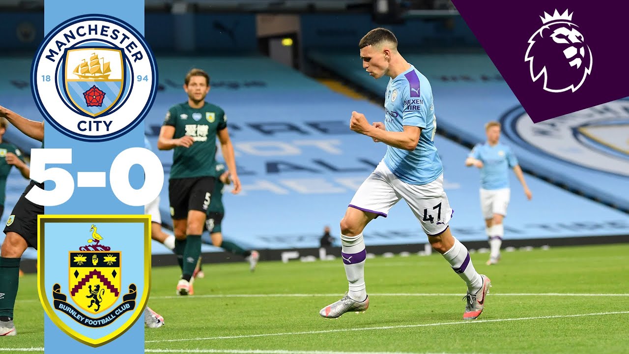 Cuplikan Gol Manchester City Vs Burnley