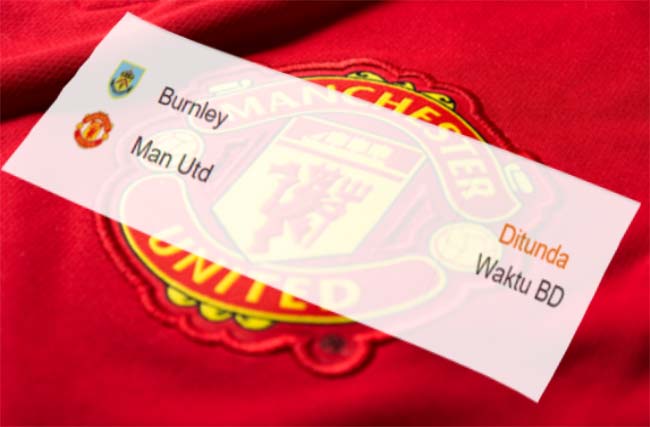 jadwal pertandingan MU ditunda
