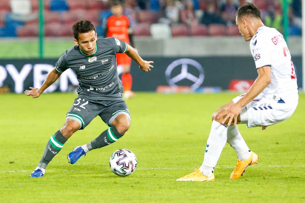 foto penampilan Egy Maulana Vikri bersama Lechia Gdansk