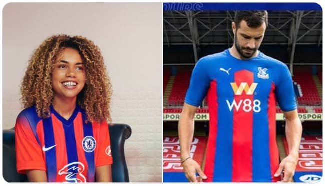 jersey chelsea vs jersey crystal palace