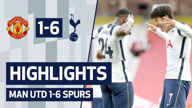 Highlights Manchester United Vs Tottenham: 1-6