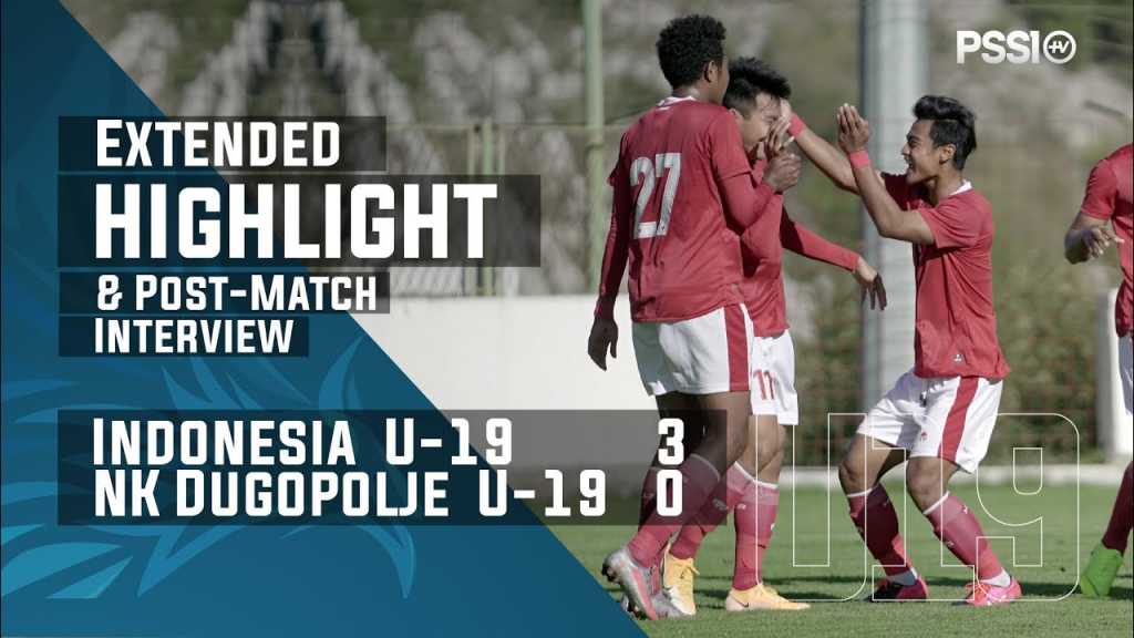 Cuplikans Pertandingan Indonesia 3 - 0 NK Dugopolje