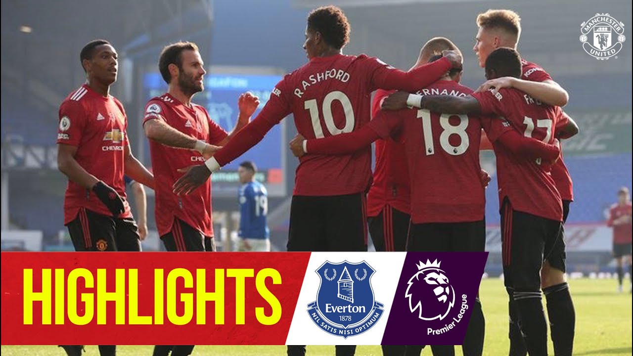 Highlights Everton Vs Manchester United: 1-3