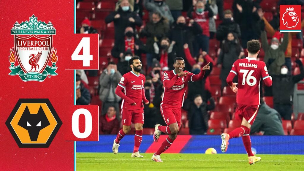 Highlights dan Cuplikan Gol Liverpool Vs Wolverhampton: 4-0