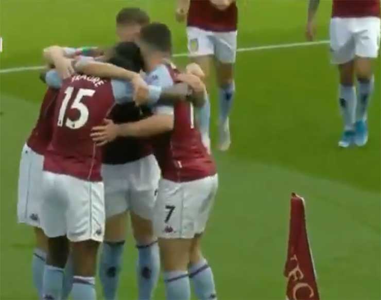 Hasil Pertandingan Aston Villa Vs MU: Halftime Aston Villa 1-0 MU