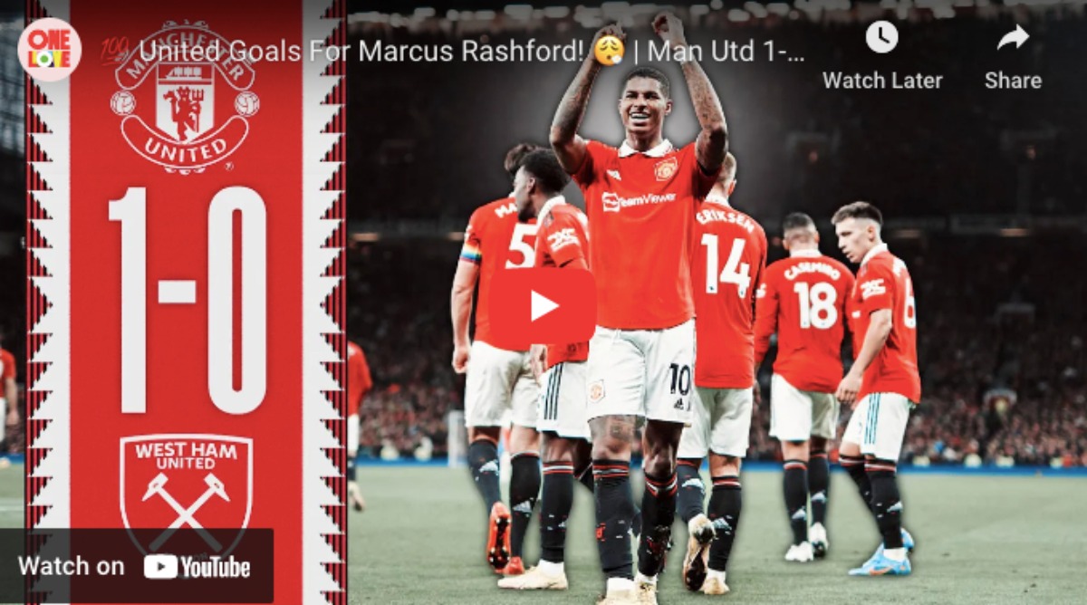 Video: Super Header dan Super Save di Pertandingan MU Vs West Ham
