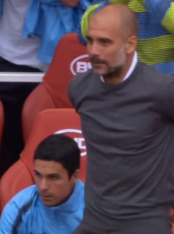 Pep Guardiola Pergoki Arteta Cinta Arsenal