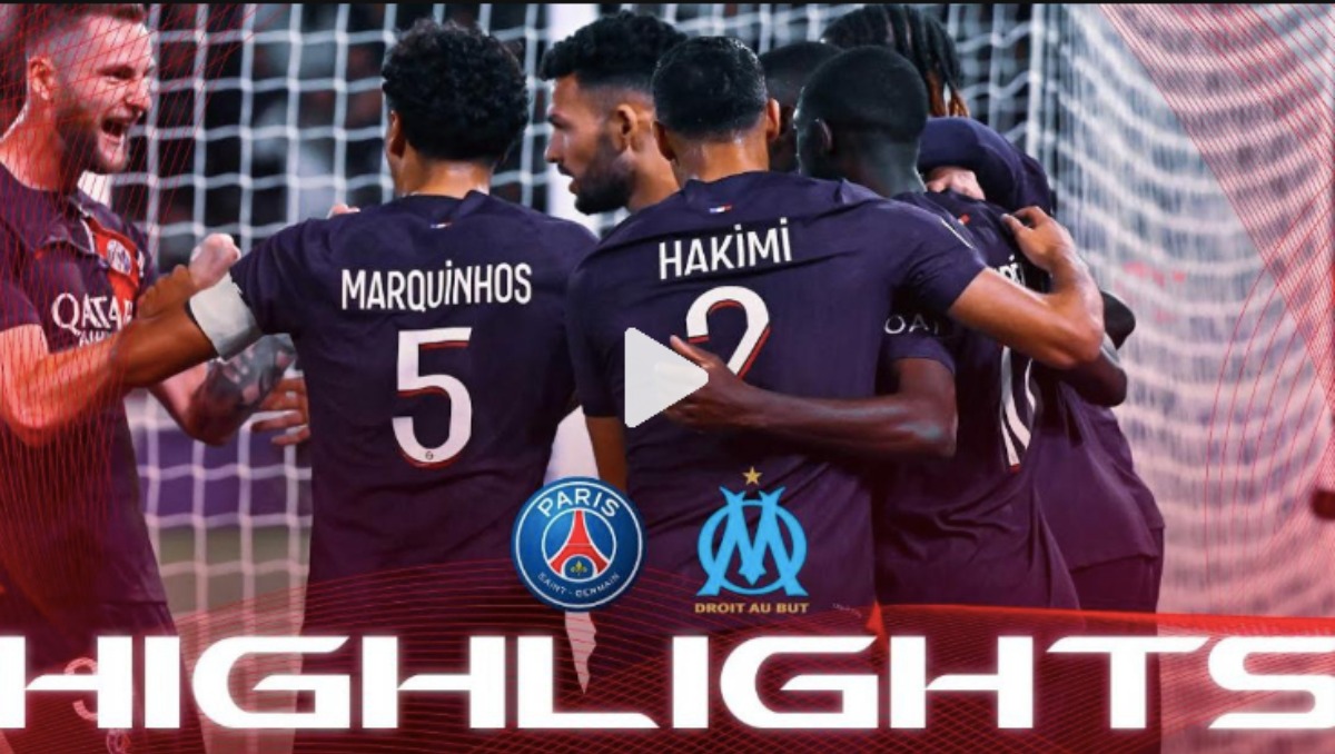Highlights PSG Vs Marseille: 4 – 0