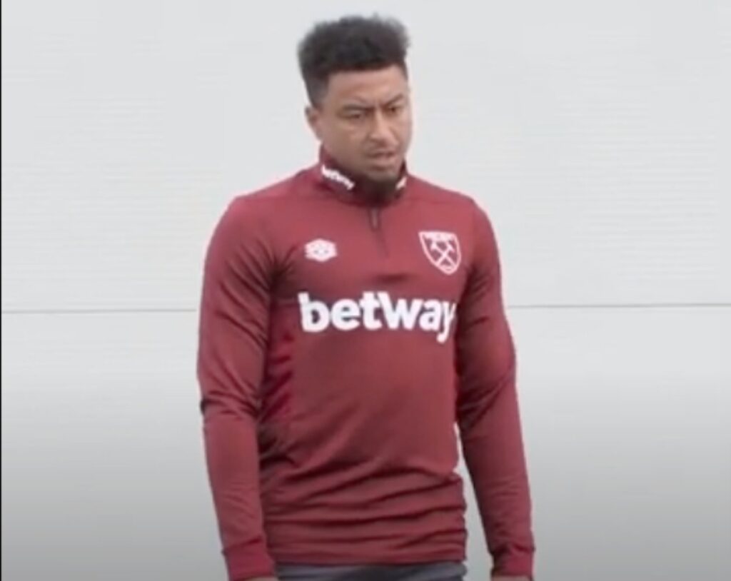 Jesse Lingard Berlatih Lagi Dengan West Ham