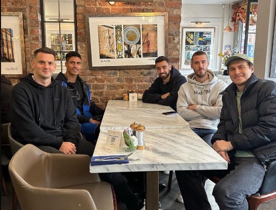 David De Gea Reunian Bareng Pemain Manchester United