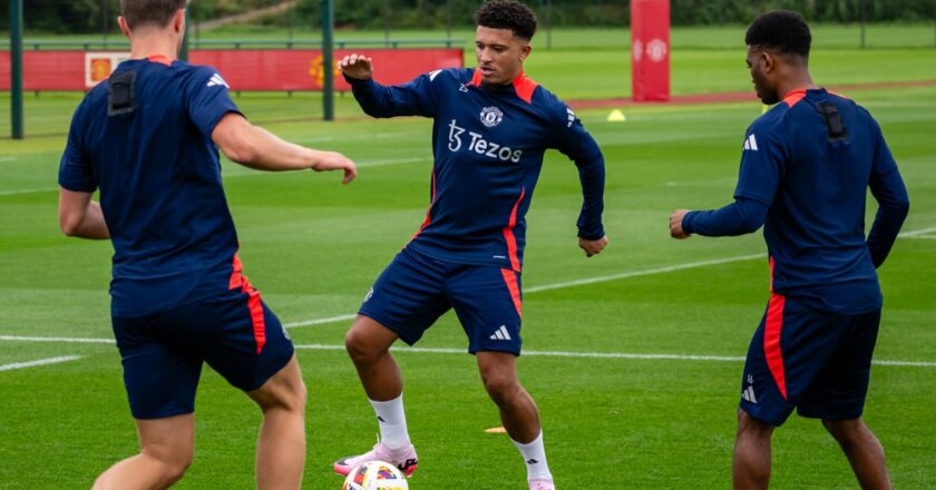 Jadon Sancho Balik ke MU, Terlihat Mulai Latihan Bersama