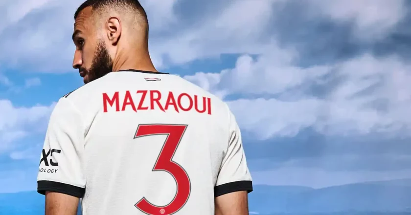 Nomor Punggung Noussair Mazraoui: Pilih Jersey MU No 3