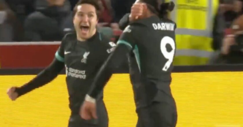 Viral: Wajah Bahagia Federico Chiesa Saat Selebrasi Gol Darwin Nunez