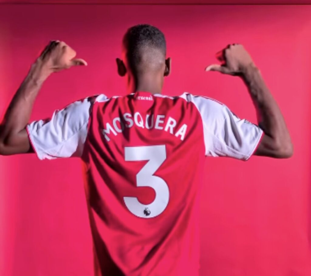 Cristhian Mosquera Resmi Pakai Nomor 3 di Arsenal, Siap Jadi Bek Masa Depan Meriam London