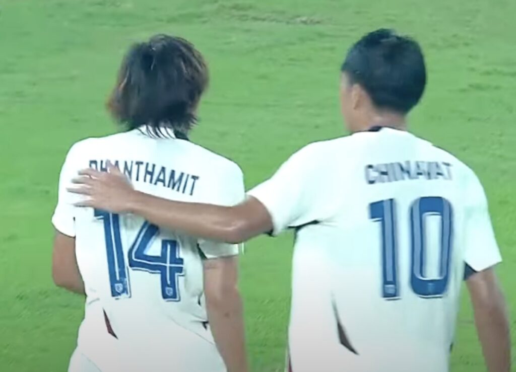 Gol Phanthamit Praphanth Buat Skor 1 - 0 Untuk Keunggulan Thailand atas Filipina