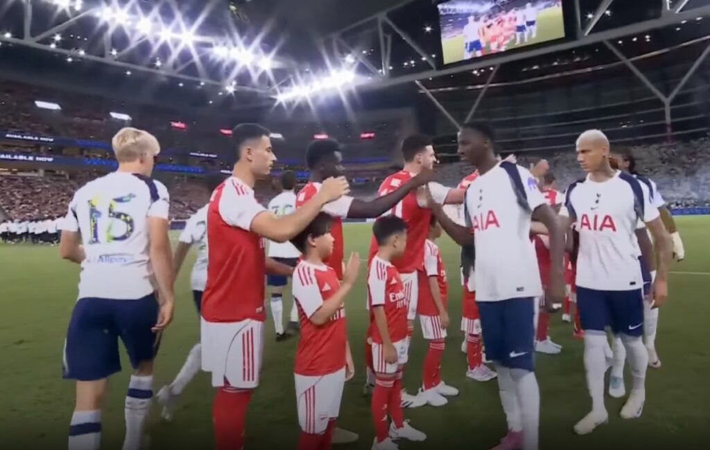 Hasil Arsenal vs Tottenham Babak Pertama: Skor 0 - 1, Tottenham Unggul Tipis atas Arsenal di Pertandingan Persahabatan