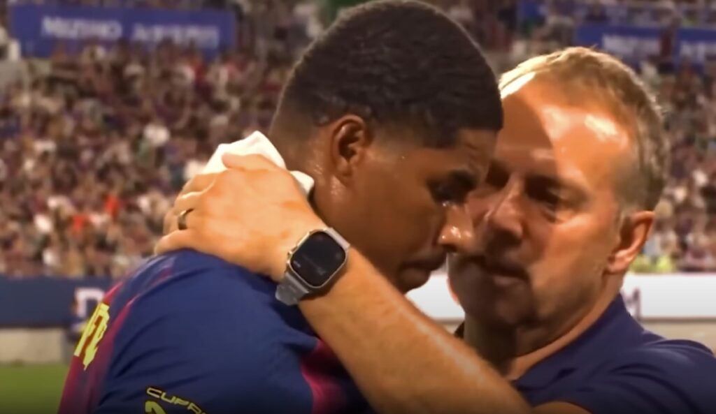 Ini Alasan Hansi Flick Hanya Mainkan Marcus Rashford Selama 30 Menit Saja