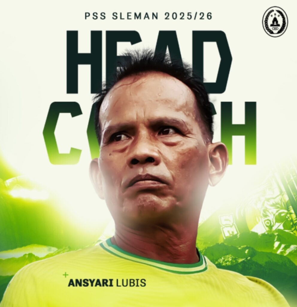 PSS Sleman Tunjuk Ansyari Lubis sebagai Pelatih Kepala untuk Liga 2 2025/26