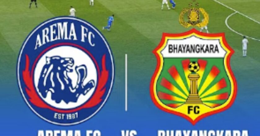 Hasil Arema FC vs Bhayangkara FC: Babak Pertama Berakhir 1-1, Dalberto Samakan Kedudukan