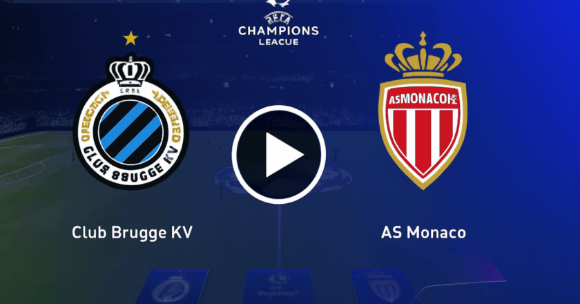 Link Live Streaming Club Brugge vs AS Monaco di Liga Champions, Kamis 18 September 2025