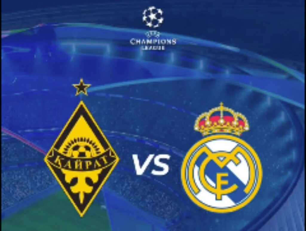 Link Live Streaming Kairat vs Real Madrid di Liga Champions, Selasa 30 September 2025