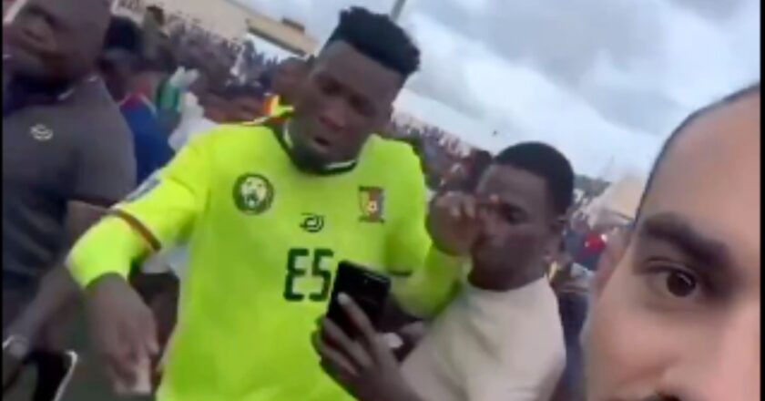 Viral! Video Andre Onana Dorong Fans Usai Kamerun Kalah dari Cape Verde di Kualifikasi Piala Dunia 2026