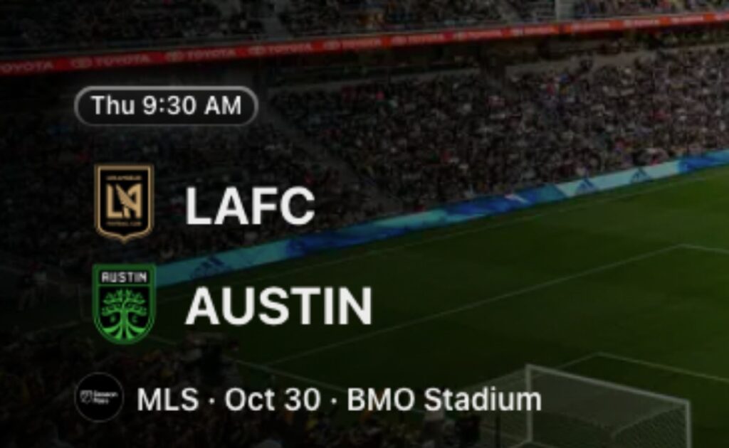 Link Live Streaming LAFC vs Austin FC di MLS: Jadwal, Prediksi, dan Cara Nontonnya