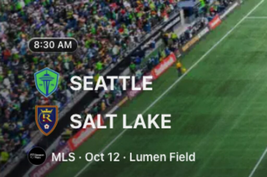 Link Live Streaming Seattle Sounders vs Real Salt Lake: Prediksi Skor dan Head to Head MLS 12 Oktober 2025