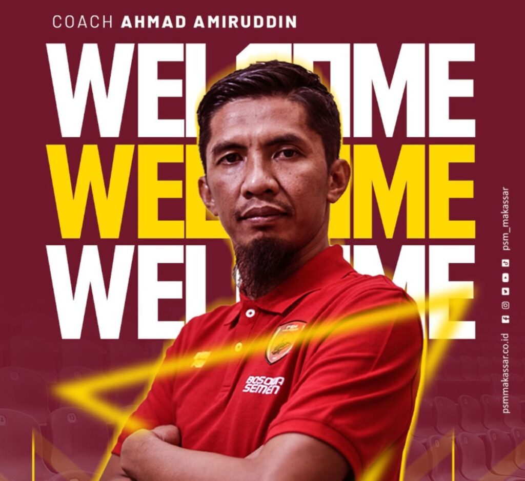 PSM Makassar Resmi Tunjuk Ahmad Amiruddin Jadi Pelatih Interim, Ujian Pertamanya Langsung Lawan Arema FC!