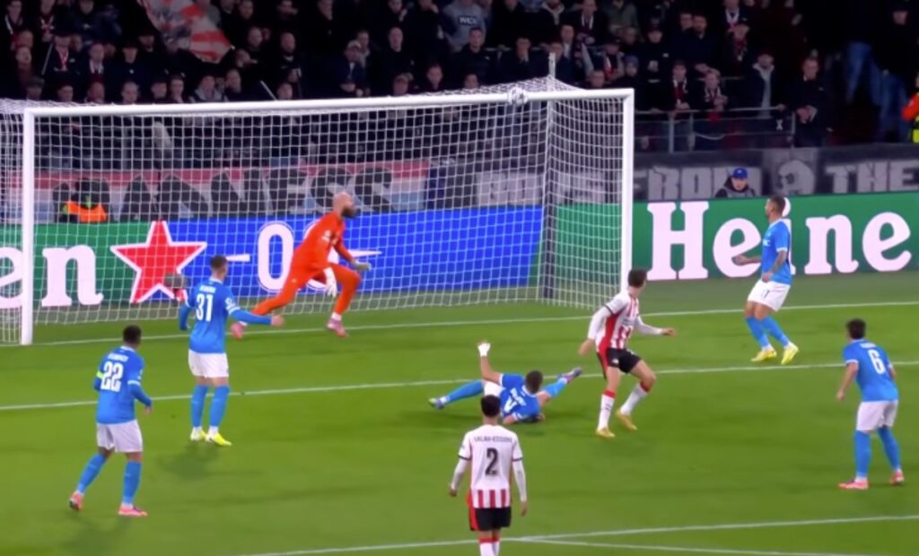 PSV Eindhoven vs Napoli: 6 - 2