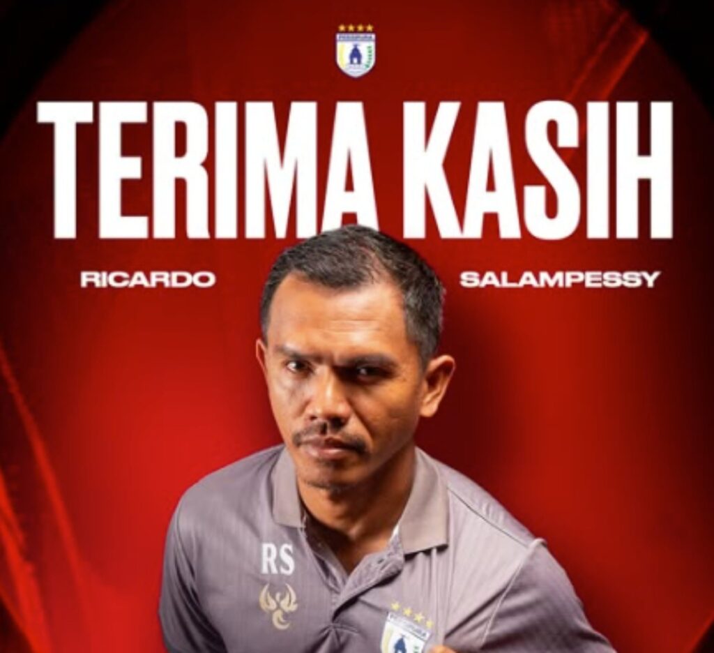 Persipura Jayapura Resmi Copot Ricardo Salampessy dari Kursi Pelatih Kepala