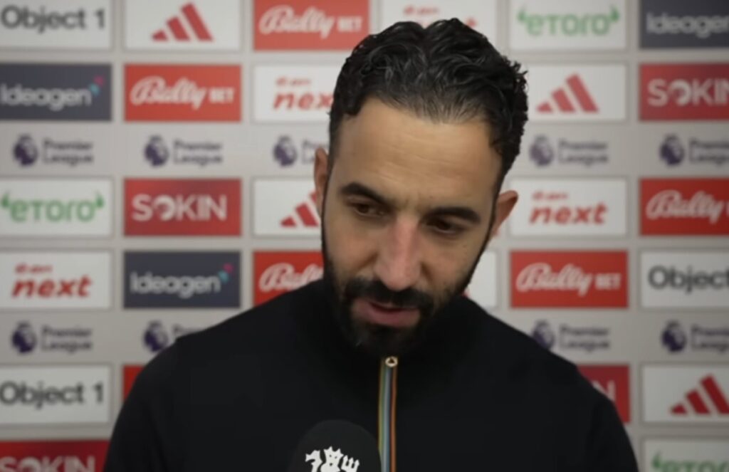 Ruben Amorim Bongkar Alasan di Balik Minimnya Pergantian Pemain Saat MU Ditahan Nottingham Forest 2-2